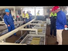 Volledig automatische zilveren raffinage machine 200 kg capaciteit zilveren elektrolyse