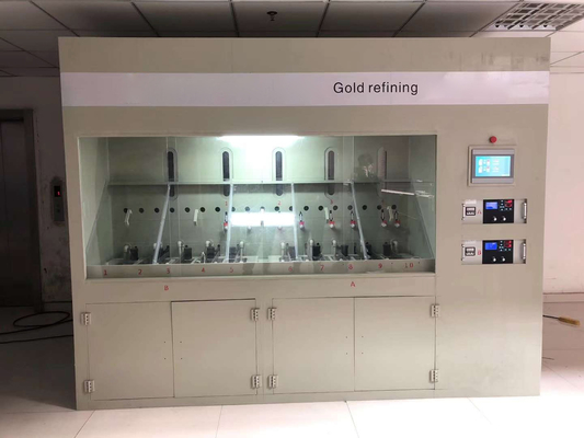 5kg proces van de de Machine gouden elektrolyse van de capaciteits het Gouden Raffinage