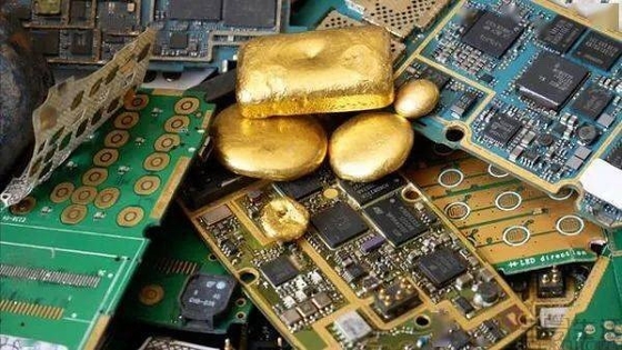 Edel metaalterugwinning van e-Gouden de Terugwinningsmachine van Afvalcpu Rammen