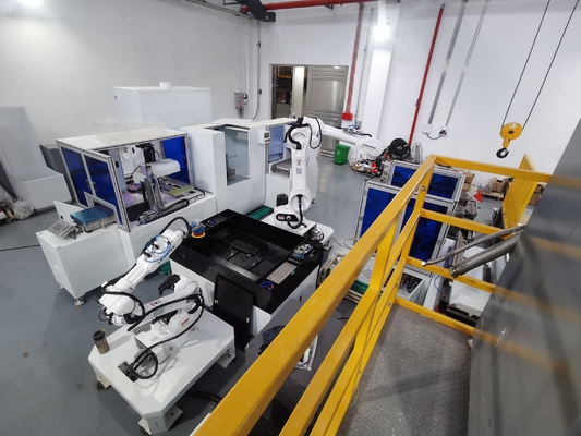 Automatische productie Gold Ingots Gold Bar gietmachine met robot