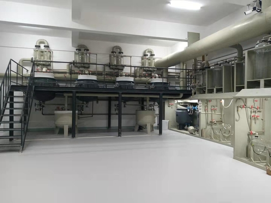 Geen Verontreinigings Ruwe Zilveren Elektrolyse en Elektrolytische Cel300kg Capaciteit